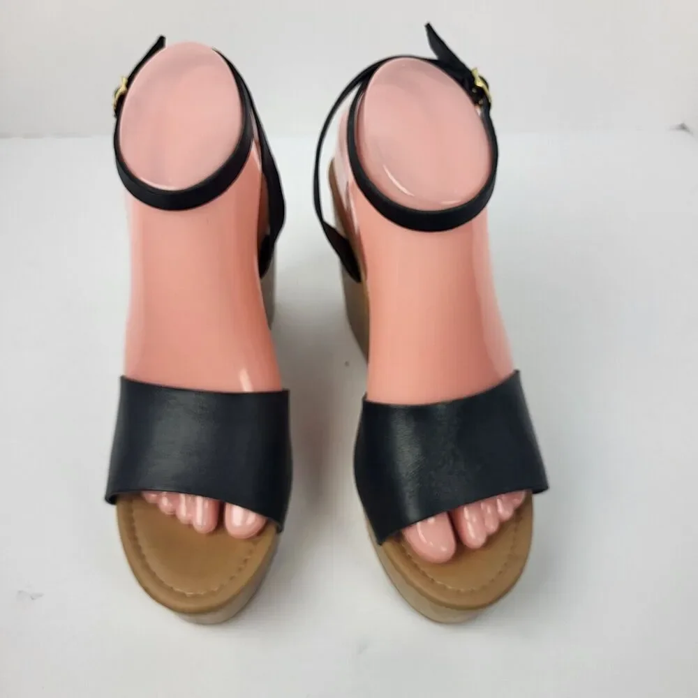 Steve Madden Welsh Black Womens Shoes Sandals